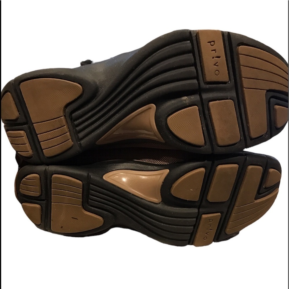 Privo Clarks Casual Athletic Suede Knit Flats Hook Loop Adjustable Woman’s 8 - Picture 6 of 7